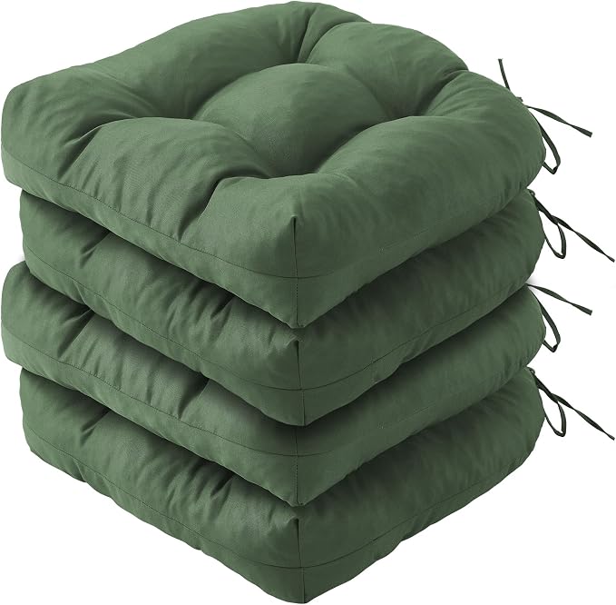 Outdoor Chair Cushions Set of 4, Patio Chair Cushions by IPYNBAP