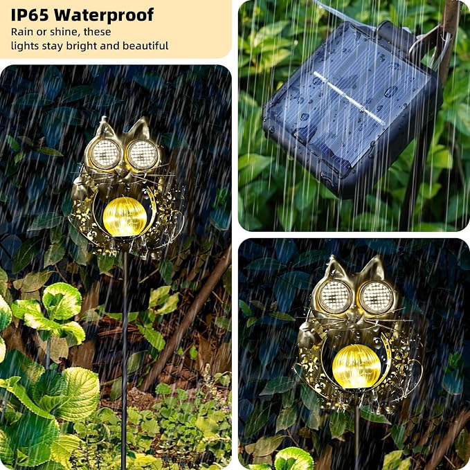 Solar Lights Outdoor Decor, Solar Cat Yard Decorations Outdoor, Garden - Image 5
