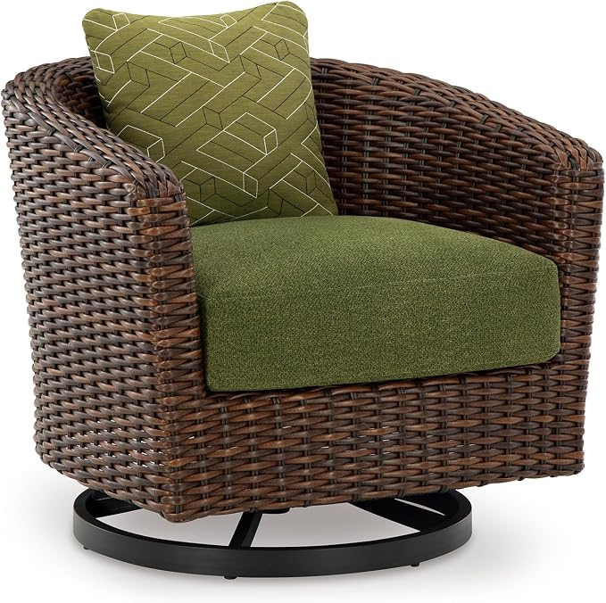 Signature Design by Ashley Horizon Hall Casual Outdoor Weather Resistant Swivel by SignatureDesignbyAshley