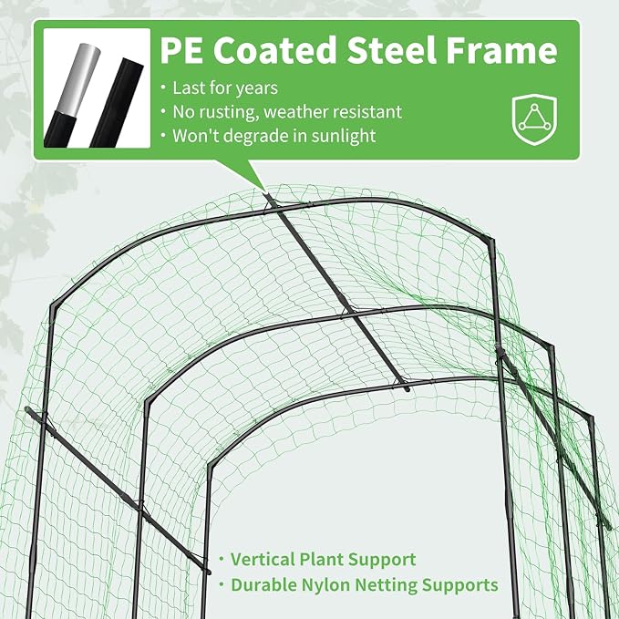 DoCred Tall Garden Arch Trellis - Image 6