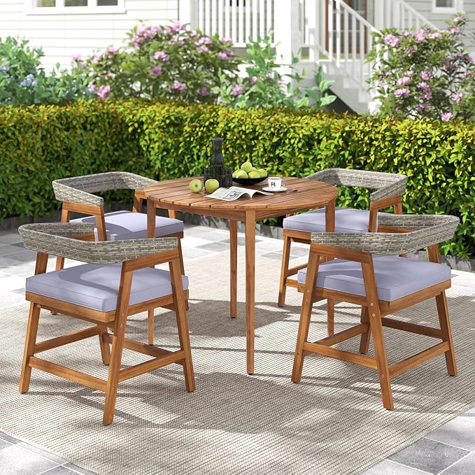 Tangkula 5 Piece Patio Dining Set - Image 3