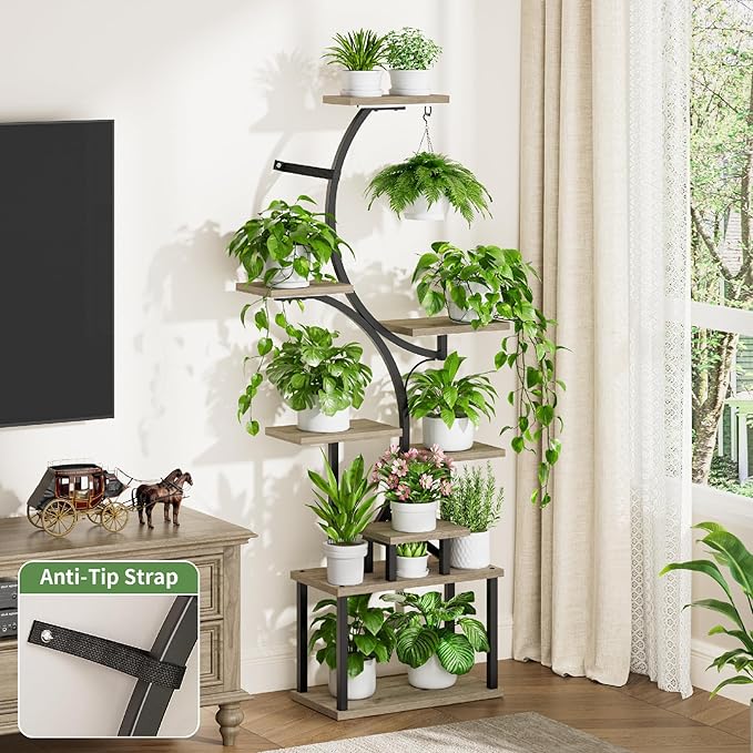 Plant Stand Indoor with Grow Lights - Image 8