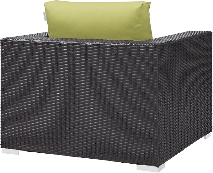 Modway Convene Wicker Rattan Outdoor Patio Arm Chair - Image 6