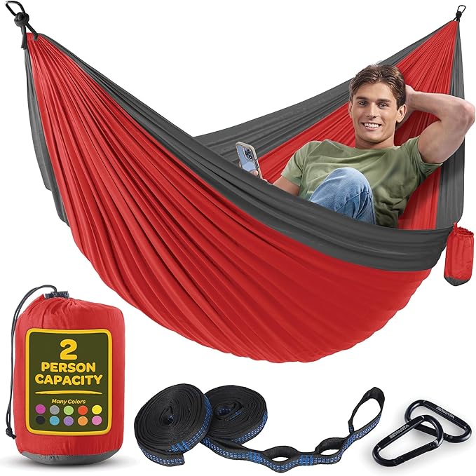Durable Hammock 500 lb Capacity, Nylon Camping Hammock Chair by Sewanta