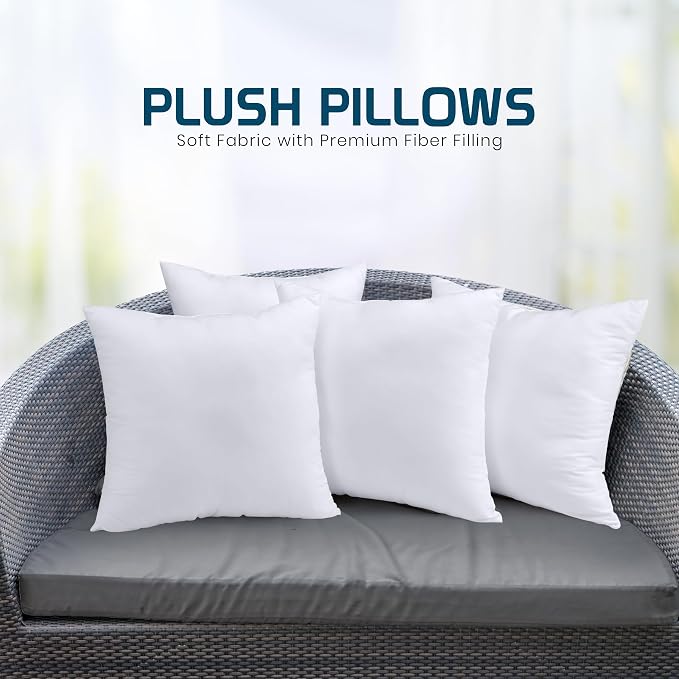 Utopia Bedding Throw Pillows – 12 x 12 Inches Down Alternative Pillows - Image 7