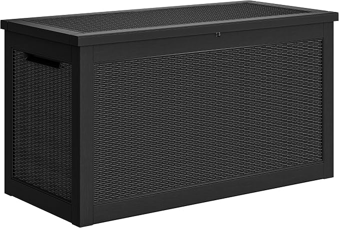 YITAHOME 260 Gallon XXL Large Deck Box, Outdoor Resin Storage Box, Lockable by YITAHOME