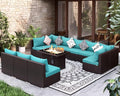 NICESOUL 11 Piece Outdoor Furniture Set by NICESOUL