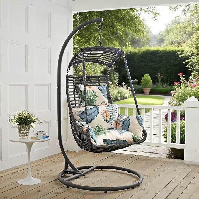Patio Hanging Egg Chair Cushion Replacement Thicken Seat Pad Hammock Swing - Image 4