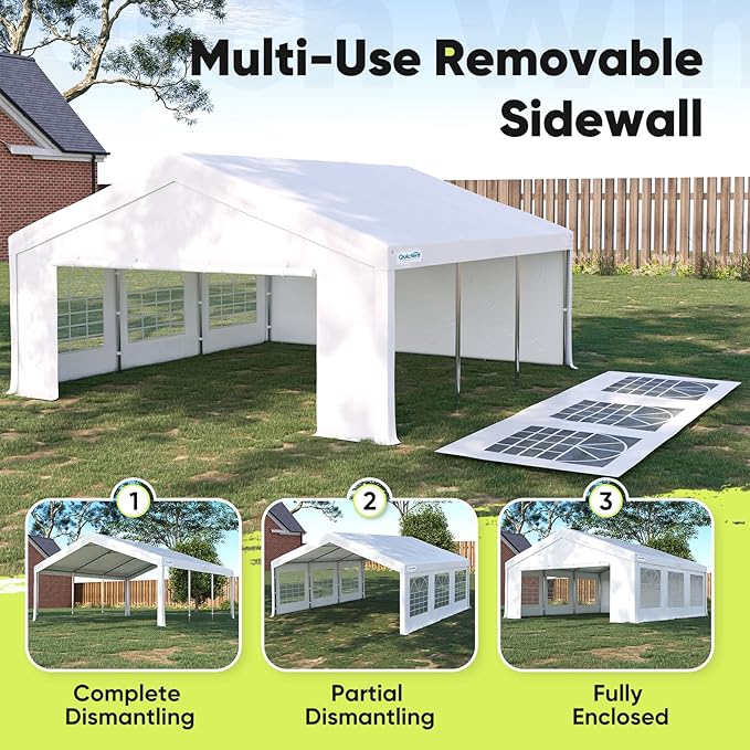 Quictent Party Tent Heavy Duty Outdoor Canopy Tent Wedding Event Shelter BBQ - Image 2