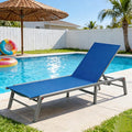 Kozyard Outdoor Foldable Lounge Chair, Aluminum Frame Patio Lounger by Kozyard