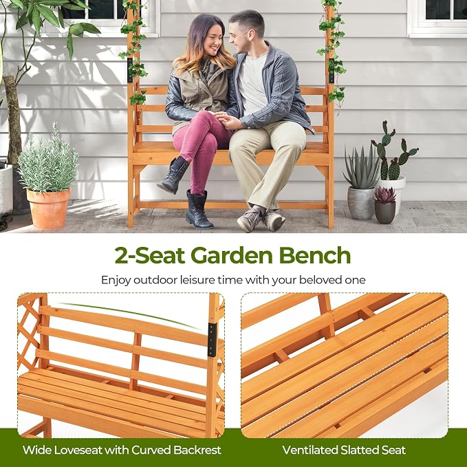 Giantex Garden Arch Trellis - Image 7