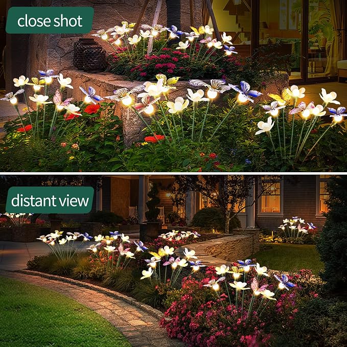 Solar Garden Lights, IP65 Waterproof Butterfly Lights - Image 5