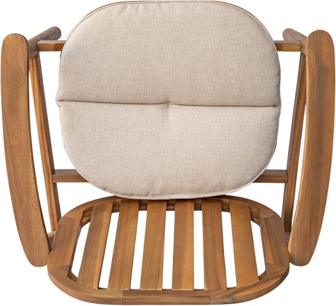 Christopher Knight Home Meja Acacia Wood Outdoor Dining Set - Image 10