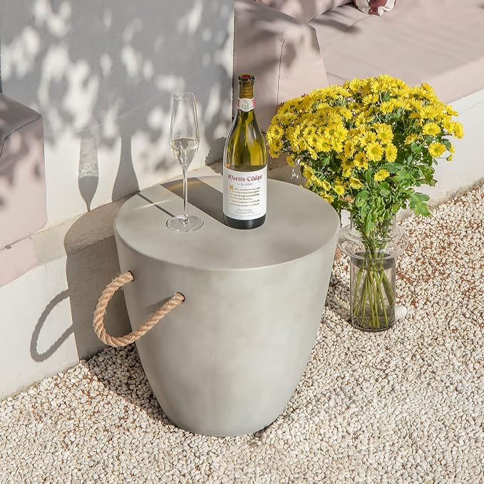 COSIEST Outdoor Shaped Side Table - Image 7