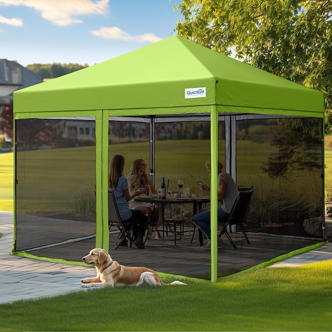 Quictent 10'x10’ Pop up Screened Canopy Tent by QUICTENT
