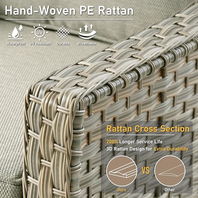 HOOOWOOO 5 Piece Patio Set - Image 6