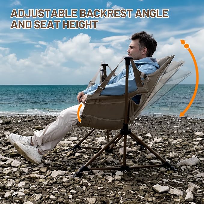 TIMBER RIDGE Hammock Camping Chair, Oversized Swinging Chair - Image 9