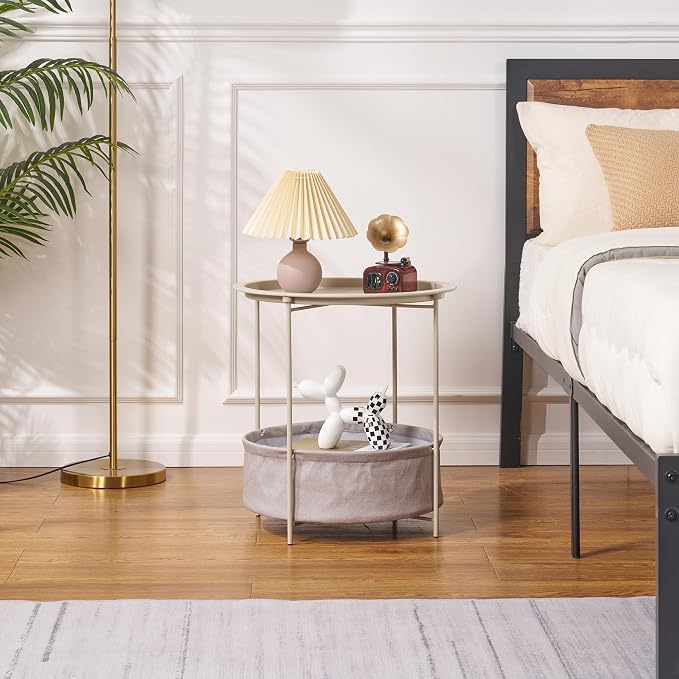 VECELO Round Side/End Table - Image 6