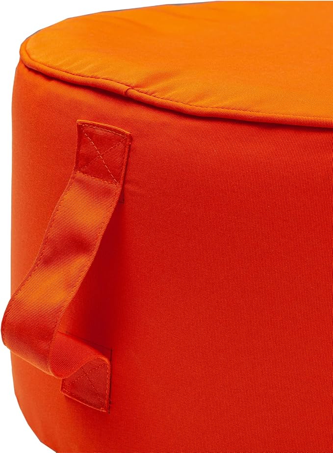 QILLOWAY Indoor/Outdoor Inflatable Stool, Round Ottoman, All Weather Foot Rest - Image 3