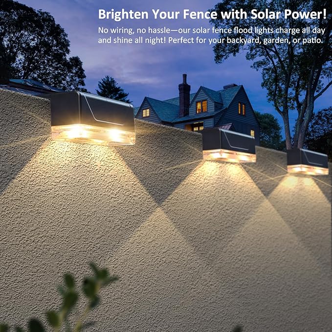 Solar Fence Lights Outdoor - Image 5