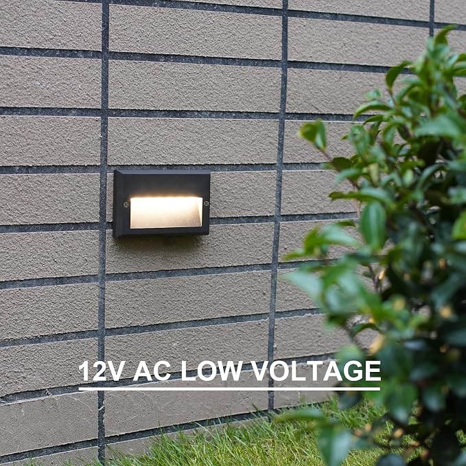 GOODSMANN Low Voltage Step Lights 5.5 Inch Outdoor 12V AC Landscape Stair - Image 7