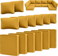 14 Pcs Outdoor Cushion Slipcovers Outdoor Patio Cushion Covers Replacement by Snubbull