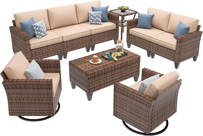 UDPATIO Patio Furniture Set, 6 Pieces Outdoor Furniture Sets - Image 2