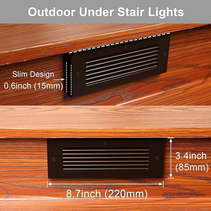 Color Changing RGB Low Voltage Deck Lights, 8.7 Inch 12V Waterproof Wired - Image 4
