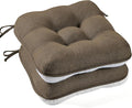 BETU Chair Cushions for Dining Chairs Set of 2, 3.5" Thick Kitchen Table Chair by BETU