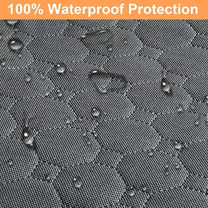Mancro Dog Car Seat Cover, 2025 Upgraded 600D Heavy Duty Waterproof & - Image 3