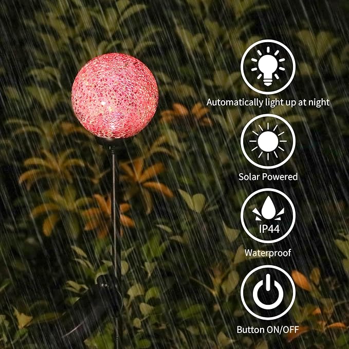 VCUTEKA Solar Garden Lights - Image 4