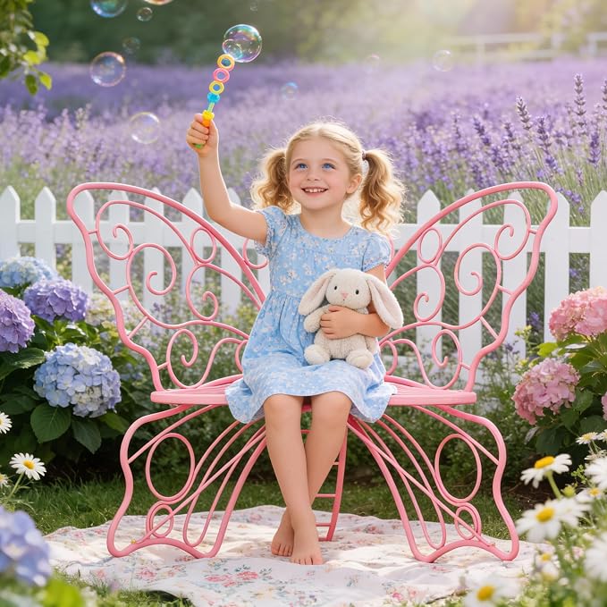 36 Inch Outdoor Bench, Cute Garden Bench - Image 3