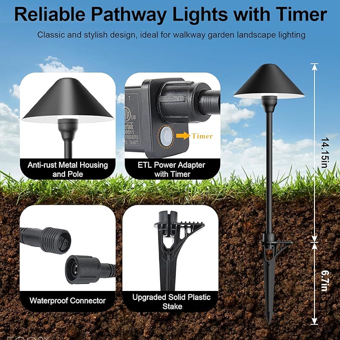 Low Voltage Pathway Lights - Image 3