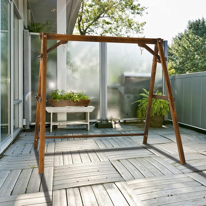 Outvita Porch Swing Stand, Backyard 600lbs Capacity - Image 8