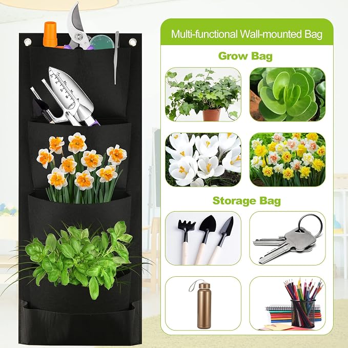 Cosmos Hanging Wall Planter - Image 2