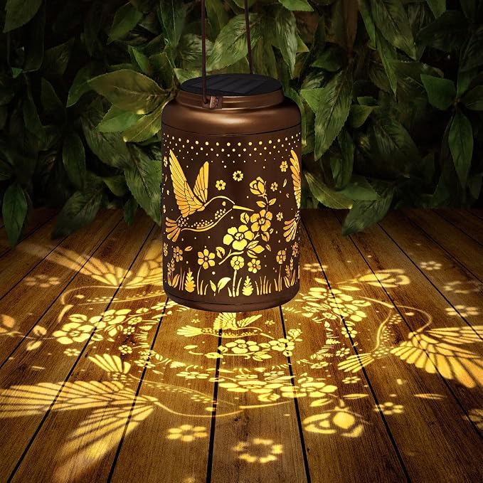 Hummingbird Solar Lanterns Outdoor Waterproof, Birthday Gifts - Image 2