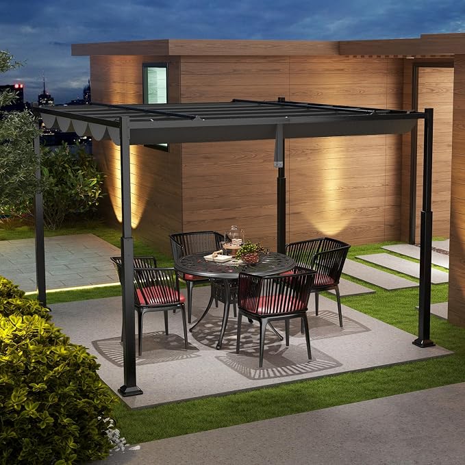Tangkula 10x10Ft Pergola, Patio Pergola - Image 9