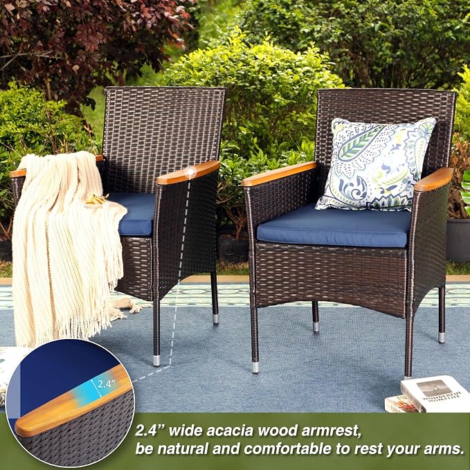 PHI VILLA 7 Piece Outdoor Dining Set - Image 5