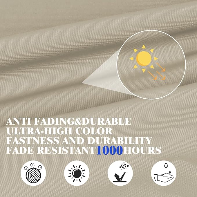 Outdoor Daybed Cushion Cover, Outdoor Waterproof and Fade-Resistant Sun Bed - Image 3