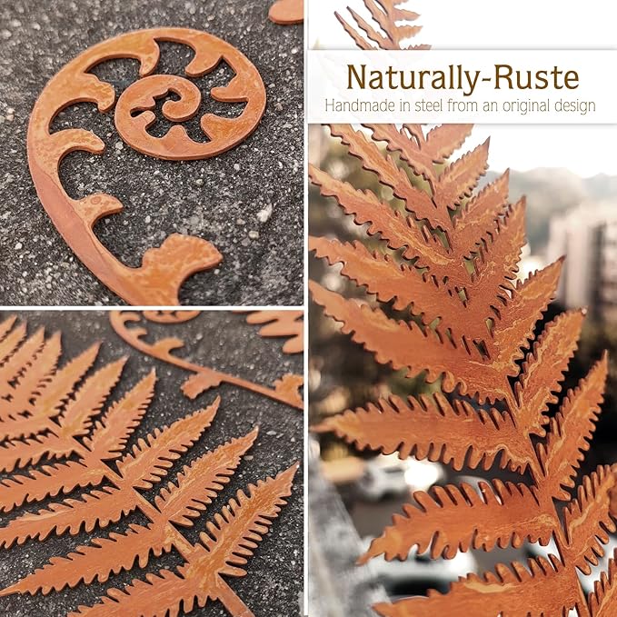 Metal Flowers for Outside, Garden Stakes Decorative, Flower Bed Decor Plant - Image 5