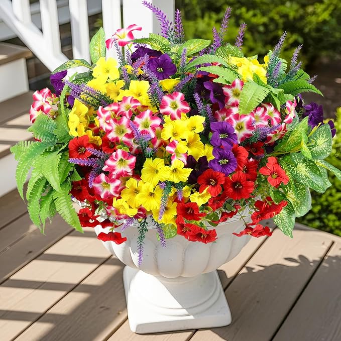 HOHOTIME 21 Bundles Artificial Flowers - Image 7