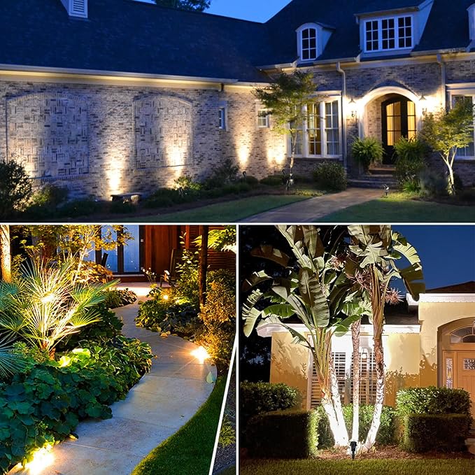 Outdoor Landscape Lighting, 4 Pack LED Outdoor Spot Lights - Image 7