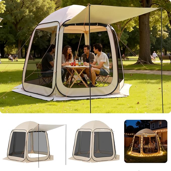 VEVOR 10 x 9.2' Pop-Up Screen House Tent by VEVOR