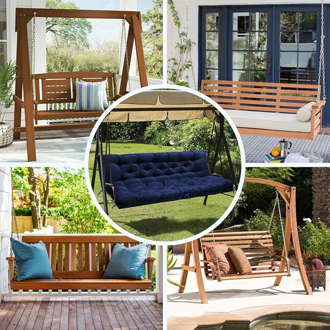 Porch Swing Cushions, Waterproof Swing Cushions Replacement - Image 6