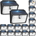 Solar Motion Lights Outdoor, Ultra Bright Solar Fence Lights by Claoner