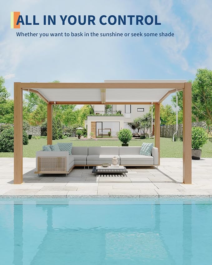 Garvee Louvered Pergola - Image 2