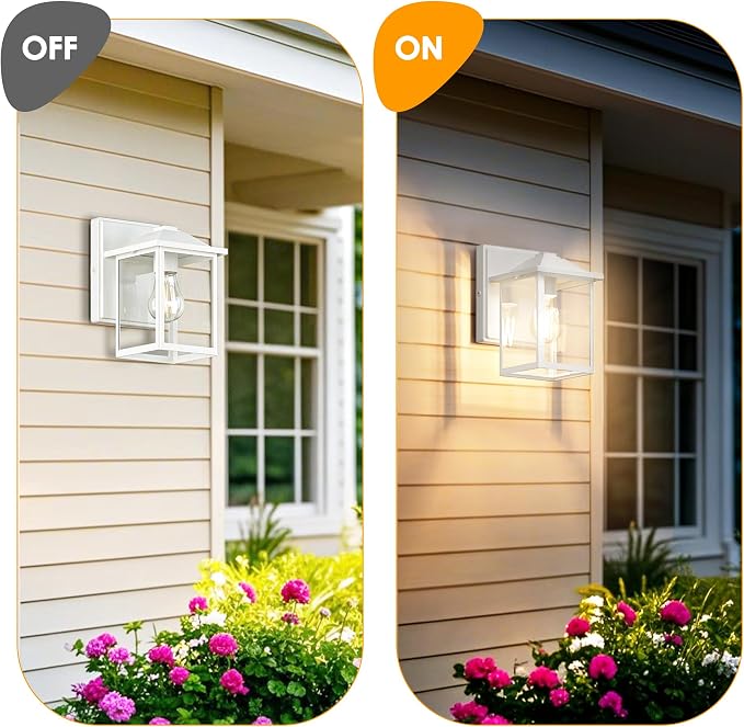 Outdoor Wall Lantern, Exterior Waterproof Wall Sconce Light Fixture, Anti-Rust - Image 4