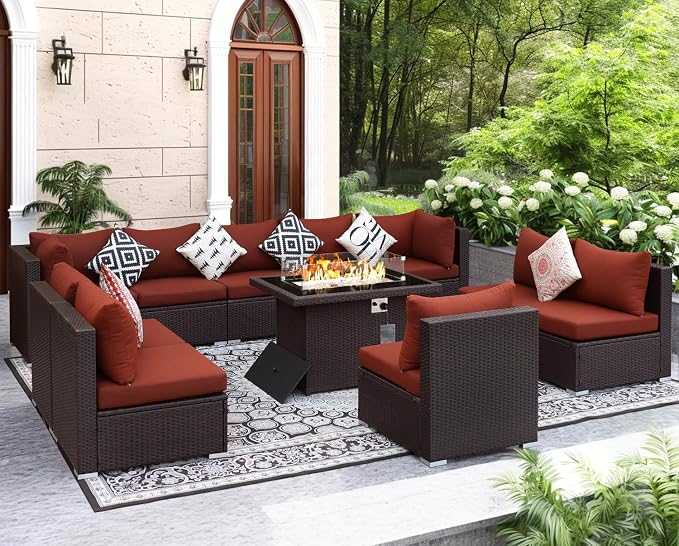 NICESOUL 11 Piece Outdoor Furniture Set - Image 2