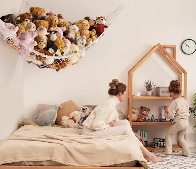 Stuffed Animal Storage Hammock Net Corner - Image 3