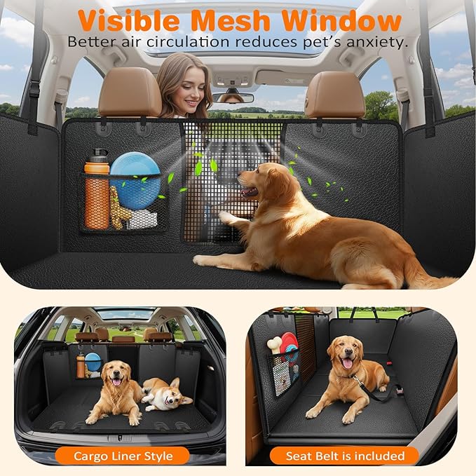 URPOWER PU Leather Backseat Extender - Image 4